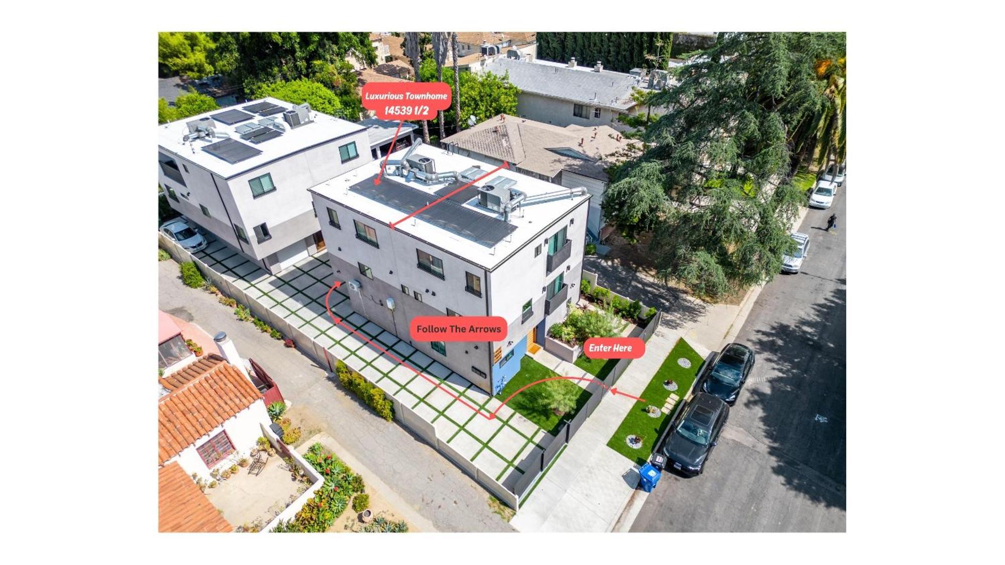 Luxurious Townhome W/3 Master Suites Gated Parking Los Angeles Kültér fotó