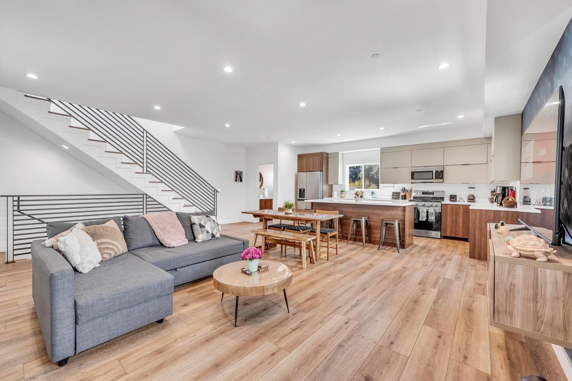 Luxurious Townhome W/3 Master Suites Gated Parking Los Angeles Kültér fotó